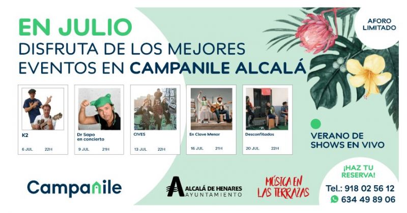 Ciclo cultural `Música en las Terrazas` en Hotel Campanile