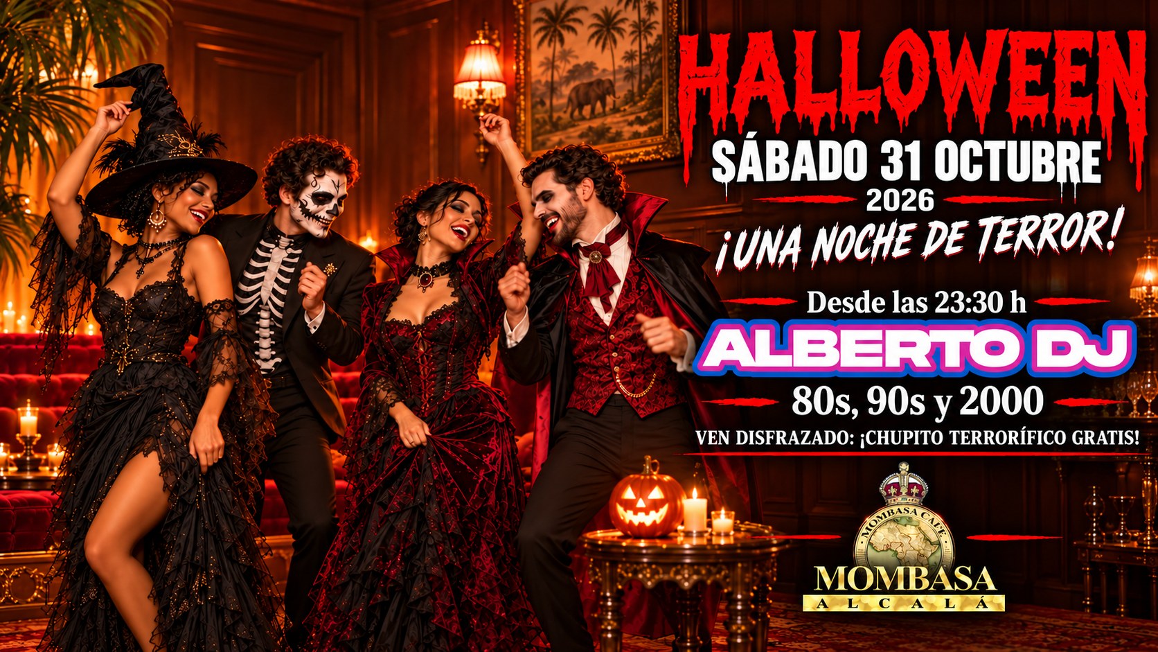 Este finde, los colmillos también salen a bailar