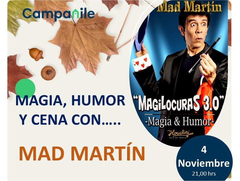 magia humor y cena
