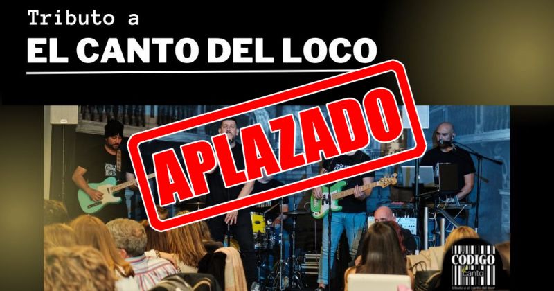 Tributo a El Canto del Loco, viernes 13/04/2023 en Mombasa