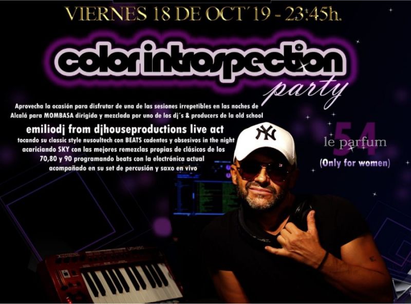 Color Introspection Party, en Mombasa Alcalá, viernes 18 Octubre 2019