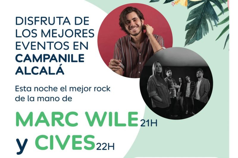 concierto de rock con CIVES a las 22h con Marc Wile de telonero