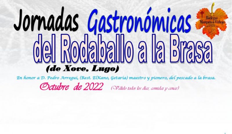 Jornadas gastronómicas del Rodaballo a la Brasa, Octubre 2022